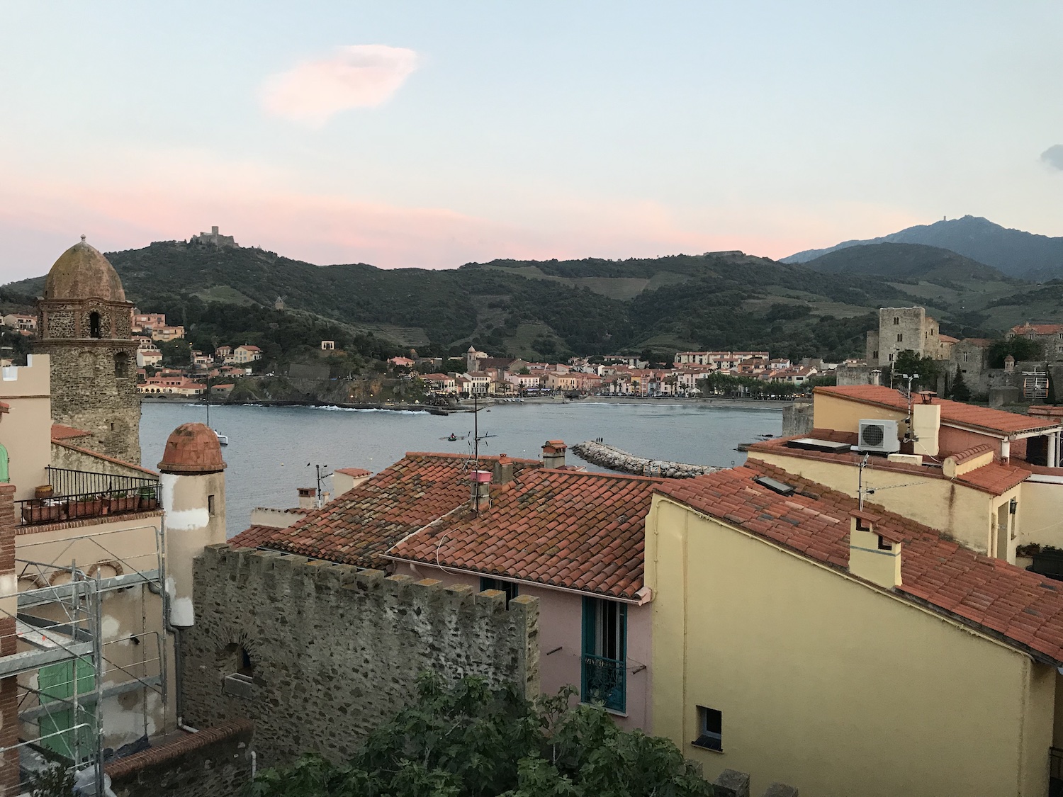 Le village de Collioure et son clocher