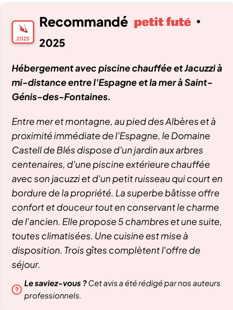Avis Petit futé 2025