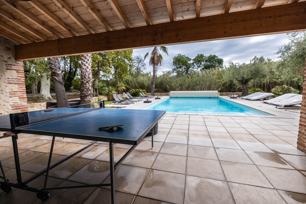 Piscine ping pong Castell de Blés Piscine chauffée du Castell de Blés